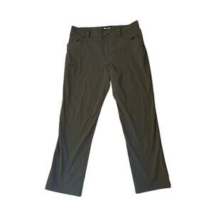 Men 36 OR Outdoor Research Gray Softshell Voodoo Pants Travel Hike Rock Climbing